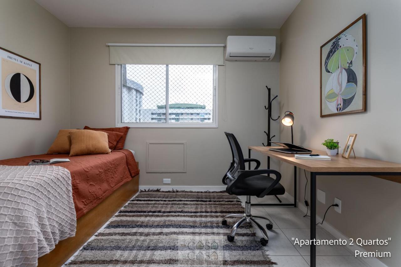 2 Quartos Com Varanda A 300M Riocentro Wi-Fi 120Mbps E Cozinha Completa - Condominio Com Piscina, Estacionamento, Portaria 24H E Parquinho Infantil - Apartamento Indicado Para Grupos, Hospedes A Trabalho E Criancas Rio de Janeiro Exterior foto