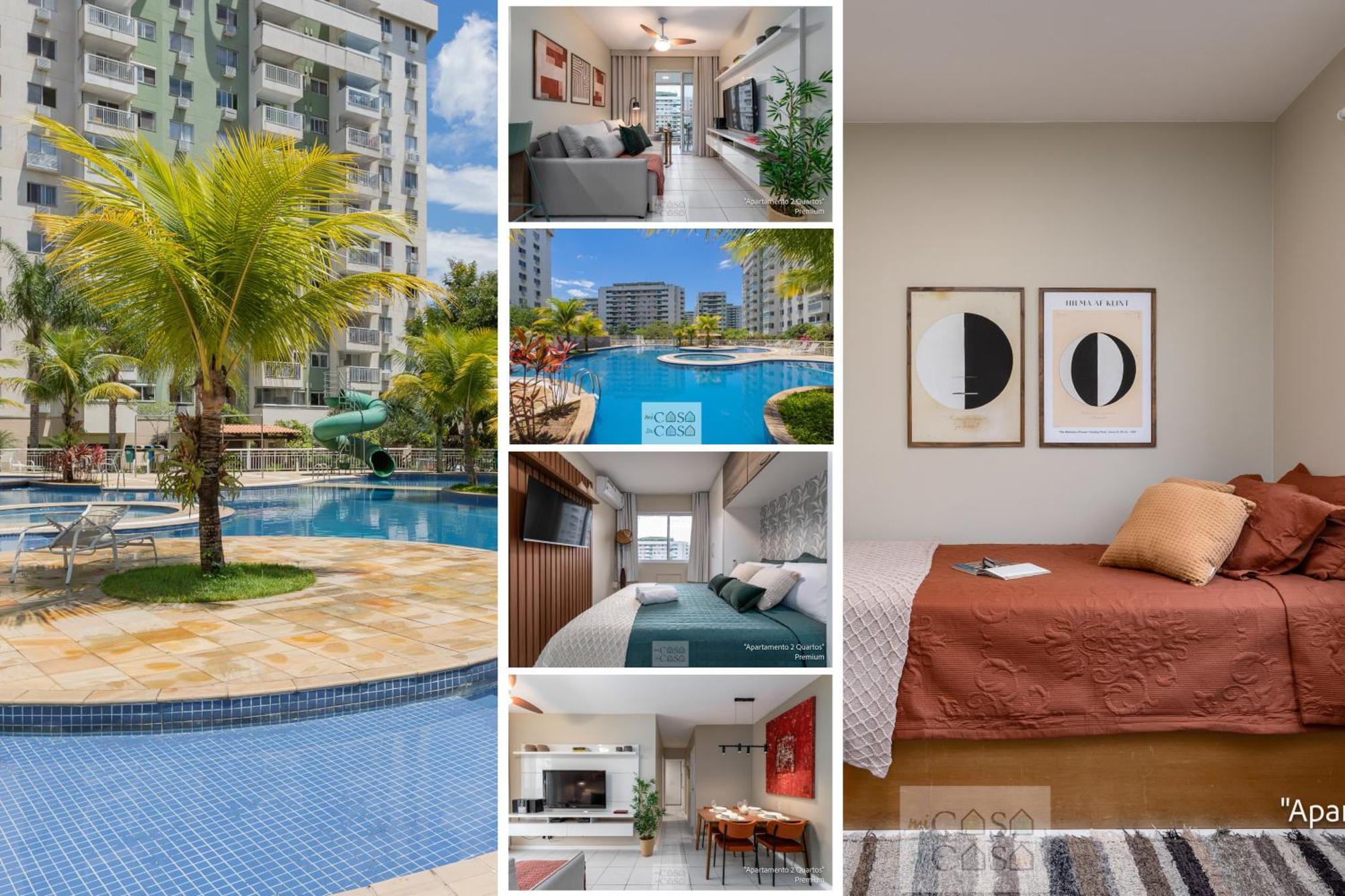 2 Quartos Com Varanda A 300M Riocentro Wi-Fi 120Mbps E Cozinha Completa - Condominio Com Piscina, Estacionamento, Portaria 24H E Parquinho Infantil - Apartamento Indicado Para Grupos, Hospedes A Trabalho E Criancas Rio de Janeiro Exterior foto