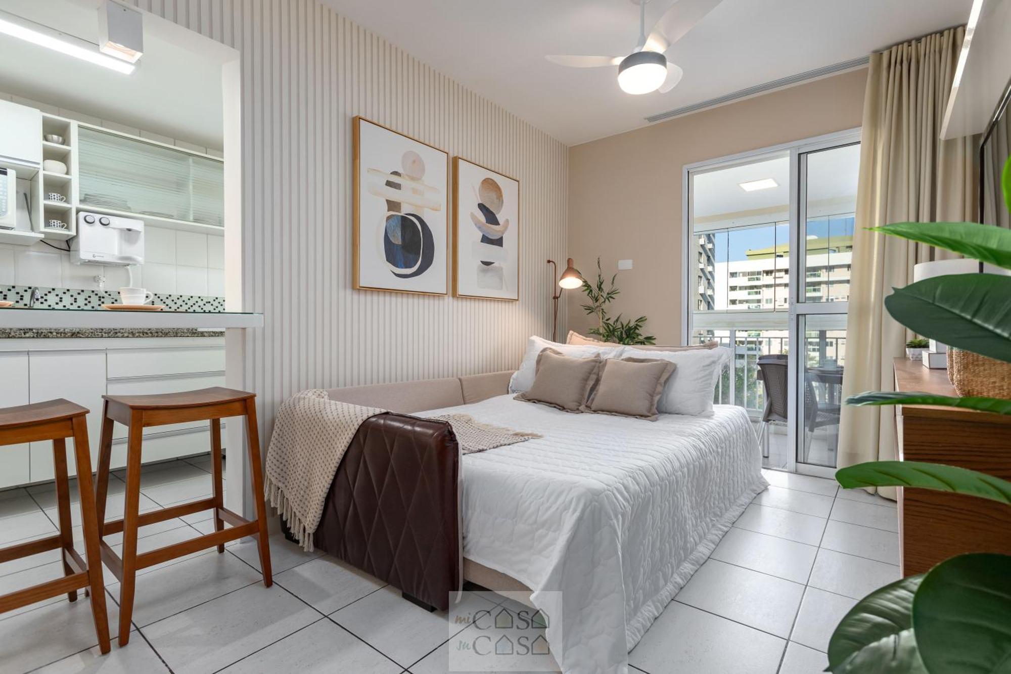 2 Quartos Com Varanda A 300M Riocentro Wi-Fi 120Mbps E Cozinha Completa - Condominio Com Piscina, Estacionamento, Portaria 24H E Parquinho Infantil - Apartamento Indicado Para Grupos, Hospedes A Trabalho E Criancas Rio de Janeiro Cameră foto