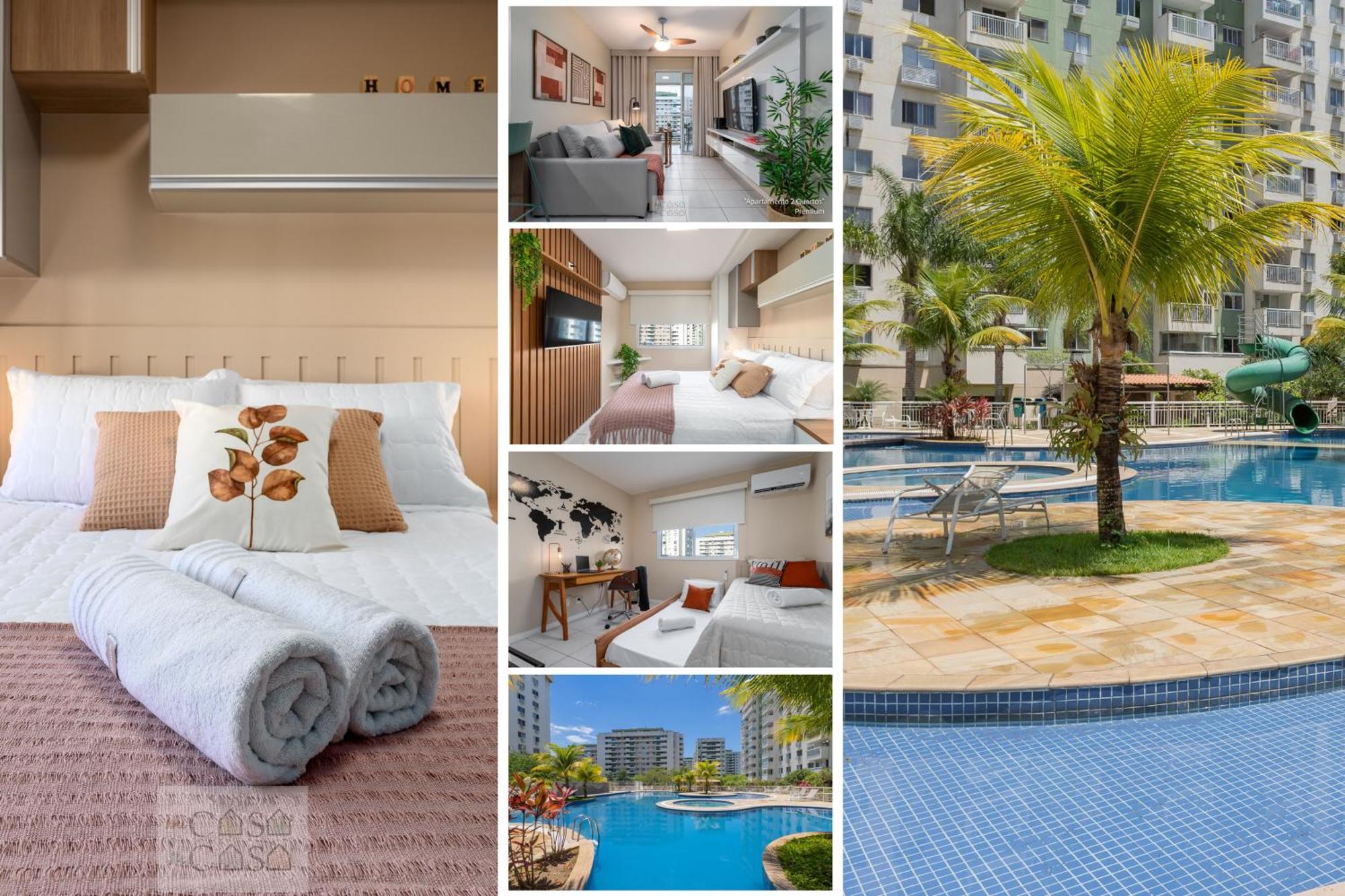 2 Quartos Com Varanda A 300M Riocentro Wi-Fi 120Mbps E Cozinha Completa - Condominio Com Piscina, Estacionamento, Portaria 24H E Parquinho Infantil - Apartamento Indicado Para Grupos, Hospedes A Trabalho E Criancas Rio de Janeiro Exterior foto