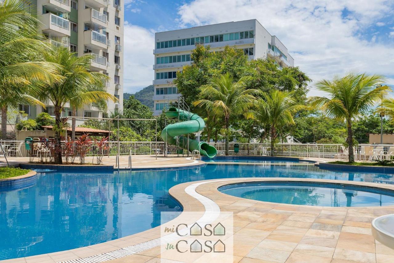 2 Quartos Com Varanda A 300M Riocentro Wi-Fi 120Mbps E Cozinha Completa - Condominio Com Piscina, Estacionamento, Portaria 24H E Parquinho Infantil - Apartamento Indicado Para Grupos, Hospedes A Trabalho E Criancas Rio de Janeiro Exterior foto